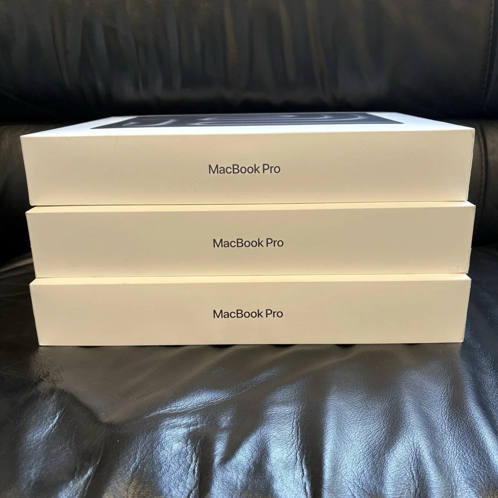 Lot Of 3 Empty Box Apple MacBook Pro 16-inch A3403 CPU/20C GPU 48GB/1TB/KB-US
